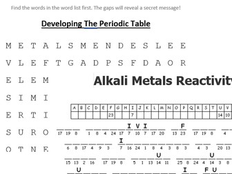 Periodic Table Revision Puzzles