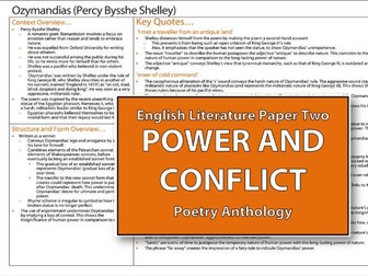 AQA Power and Conflict - Complete Guide with 5 Key Quotes