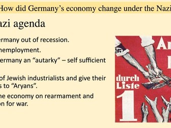 Life in Nazi Germany: The economy