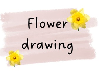 Flower drawing