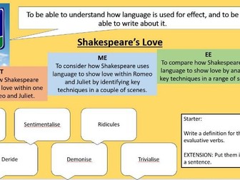 Romeo and Juliet - Solo Taxonomy