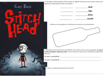 Y3/4 Stitch Head Reading Comprehension Booklet