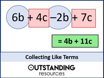 Collecting Like Terms (Simplifying Algebra)