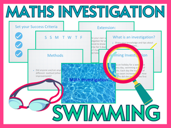 Year 6 Maths Swimming Investigation