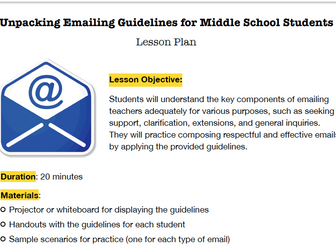 Guide to Emailing Teachers