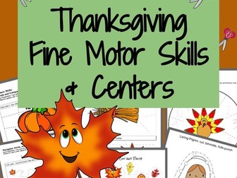 Fine Motor Skills: Fall Activities