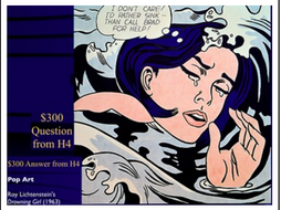 Jeopardy Game 20th Century Art History & Artists