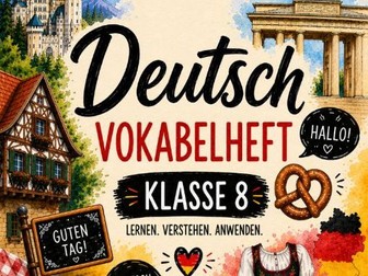 Year 8 GERMAN - Complete STIMMT 2 Vocabulary Book