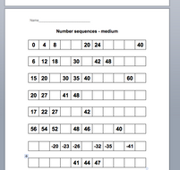 KS1 Number Sequences | Teaching Resources