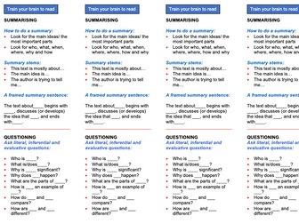 Reciprocal Reading role bookmarks for Guided Reading