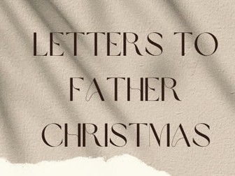 Letter to Father Christmas / Llythyr i Sion Corn