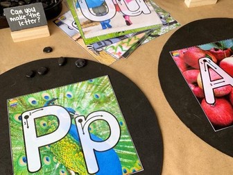 Alphabet Playdough Mats - Pre-Writers
