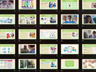 AAQ BTEC Health & Social Care Unit 1 HLD C3.4 C3.7 Allied Health Professionals