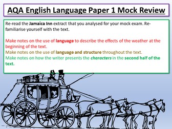 AQA English Language Paper 1 Mock Review - Jamaica Inn