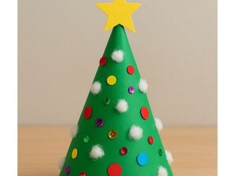 Winter Creativity Bundle: 3D Tree Craft + Star Card Design