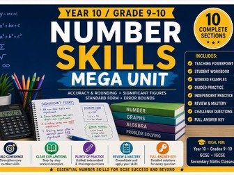 Year 10/ Grade 9-10 Number Skills Mega Unit | Significant Figures, Standard Form & Error Bounds