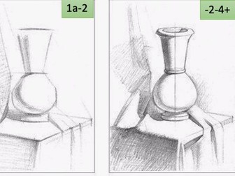 Observational drawing/ baseline test (with grades)