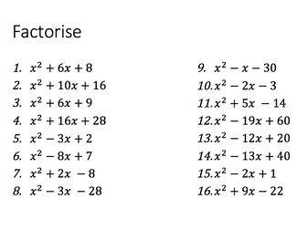 Expand Simplify Factorising Linear Expressions Lesson Series Expand Simplify Factorising Linear Expressions Lesson Series