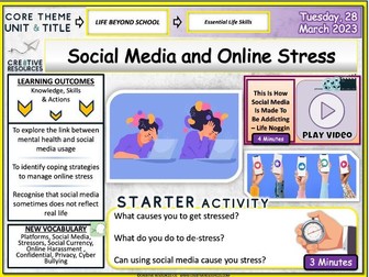 Social Media and Online Stress