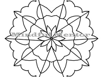 Simple Mandala Coloring Pages