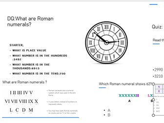 What are Roman Numerals?