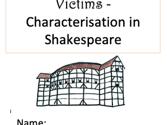 Shakespeare Heroes, Villains and Victims Booklet/SOW
