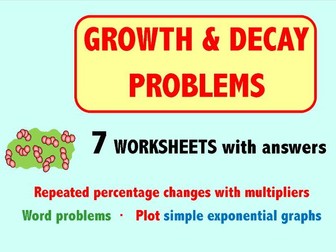 Growth and Decay Problems