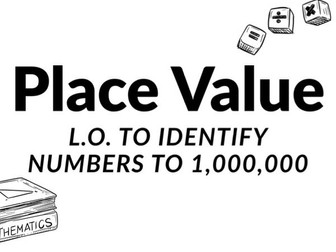 Year 6 | Place Value | Numbers to 1,000,000