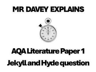 Jekyll and Hyde AQA GCSE Literature example question
