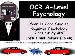 psychology palmer ocr 1974 loftus study core level