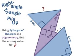 Right-Angle Triangle Pile Up