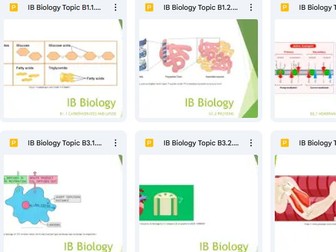 IB Biology 2025 syllabus Theme B