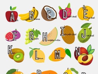 ABCD_Fruit&Vegetables_Posters