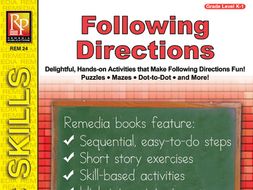 Beginning Following Directions Skills 1