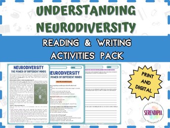 Neurodiversity Reading Comprehension | Autism ADHD Dyslexia Reading Passage | KS3 KS4 Literacy
