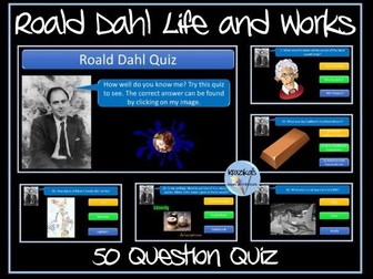 Roald Dahl Life and Works Quiz
