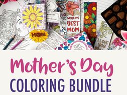 Mother's Day Coloring Bundle
