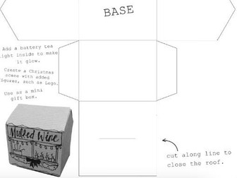 Christmas Market Net Building Worksheet
