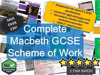 Macbeth Scheme of Work GCSE