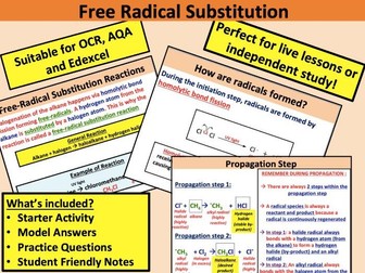 Free Radical Substitution (AS Chemistry)