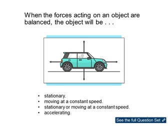 KS3 Physics Forces and Motion: Balanced Forces