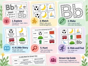 Letter B | Play-Based Alphabet Learning Pack