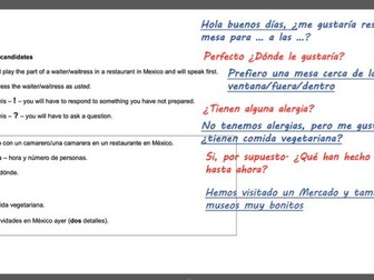 GCSE Spanish Role-Play Practice – All Topics + Surprise Questions