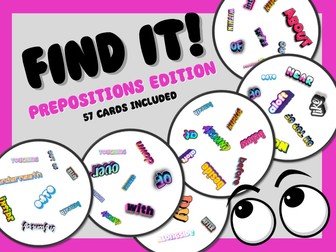 Find it (Dobble inspired)- Prepositions