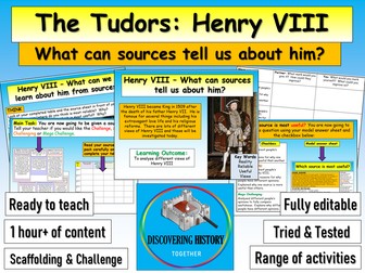 Henry VIII Source lesson