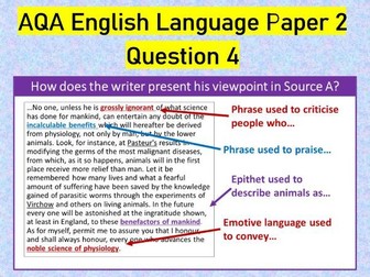 AQA Language Paper 2 Q4 (Year 10)