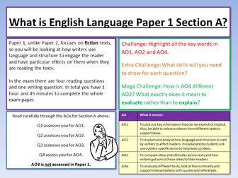 English Language Paper 1 - Q2 Resources