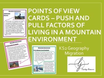 Geography - Human Migration - Points of view cards
