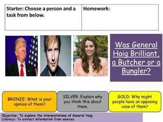 Interpretations of General Haig