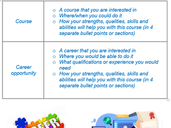 Personal career planning Workbook/assignment Level 1